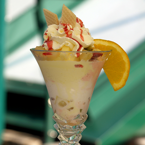 Glatsch, semifraid e sorbet